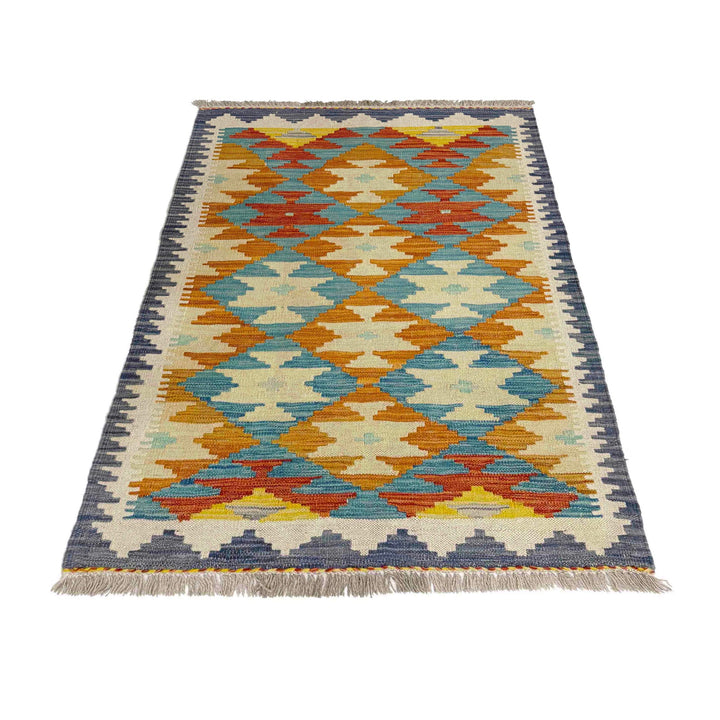 Handmade Vegetable Kelim 2' 8" x 4' 3" - No. AL852859