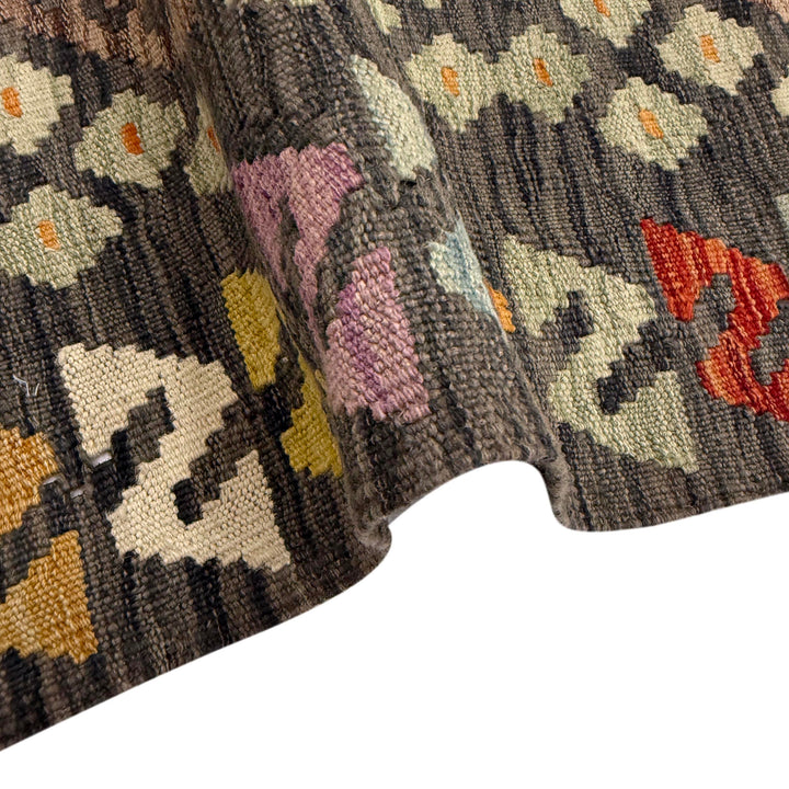 Hand Knotted Flatweave Kilim Runner 2' 7" x 9' 9" - No. AL282720