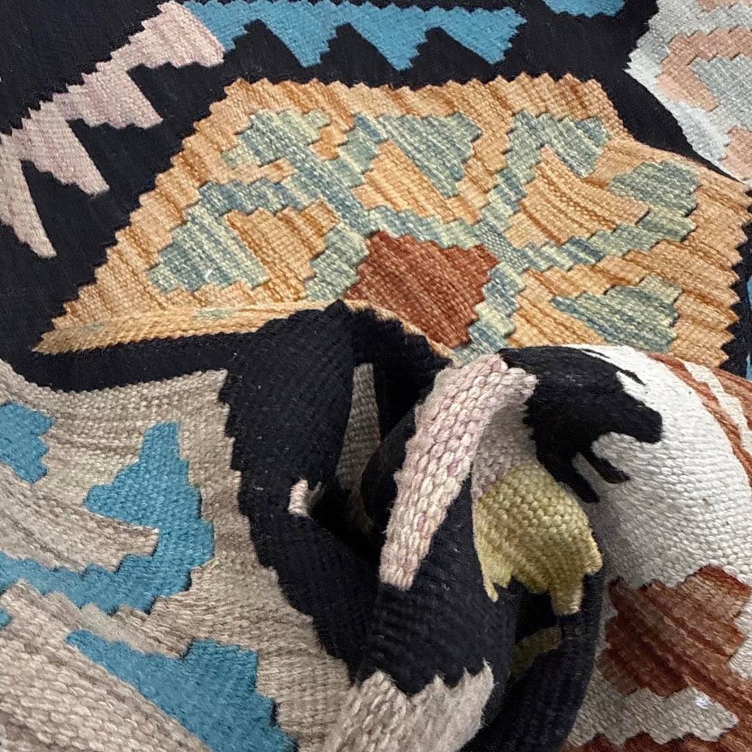 Handmade Vegetable Kilim Runner 2' 7" x 9' 10" - No. AL546529