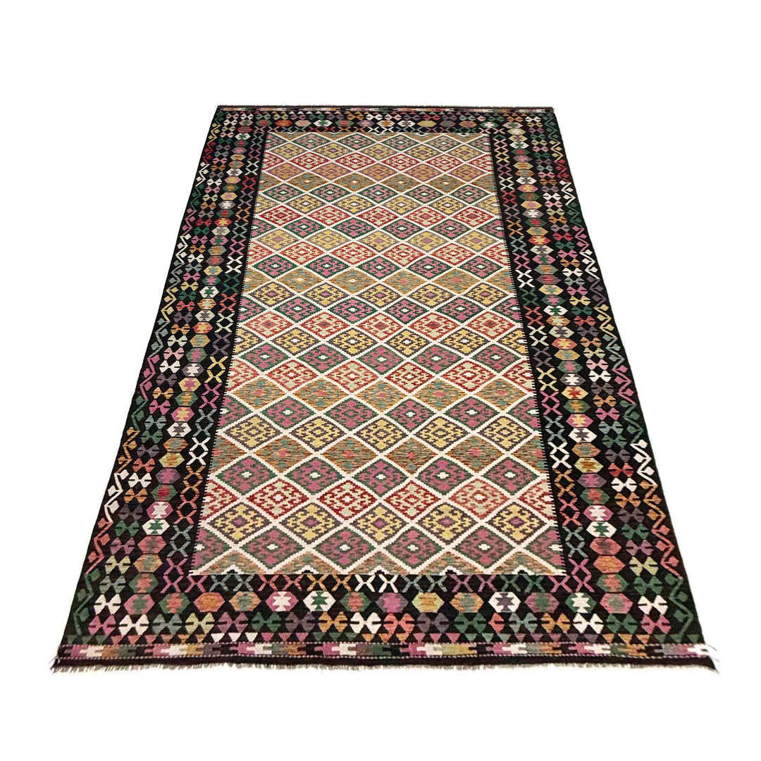Hand Made Afghan Kilim 9' 7" x 16' 4" - No. AL696986