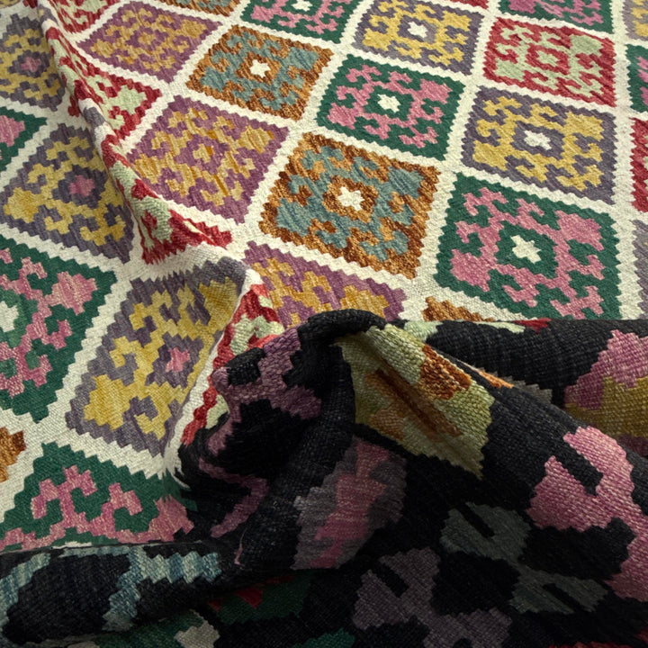 Hand Made Afghan Kilim 9' 7" x 16' 4" - No. AL696986