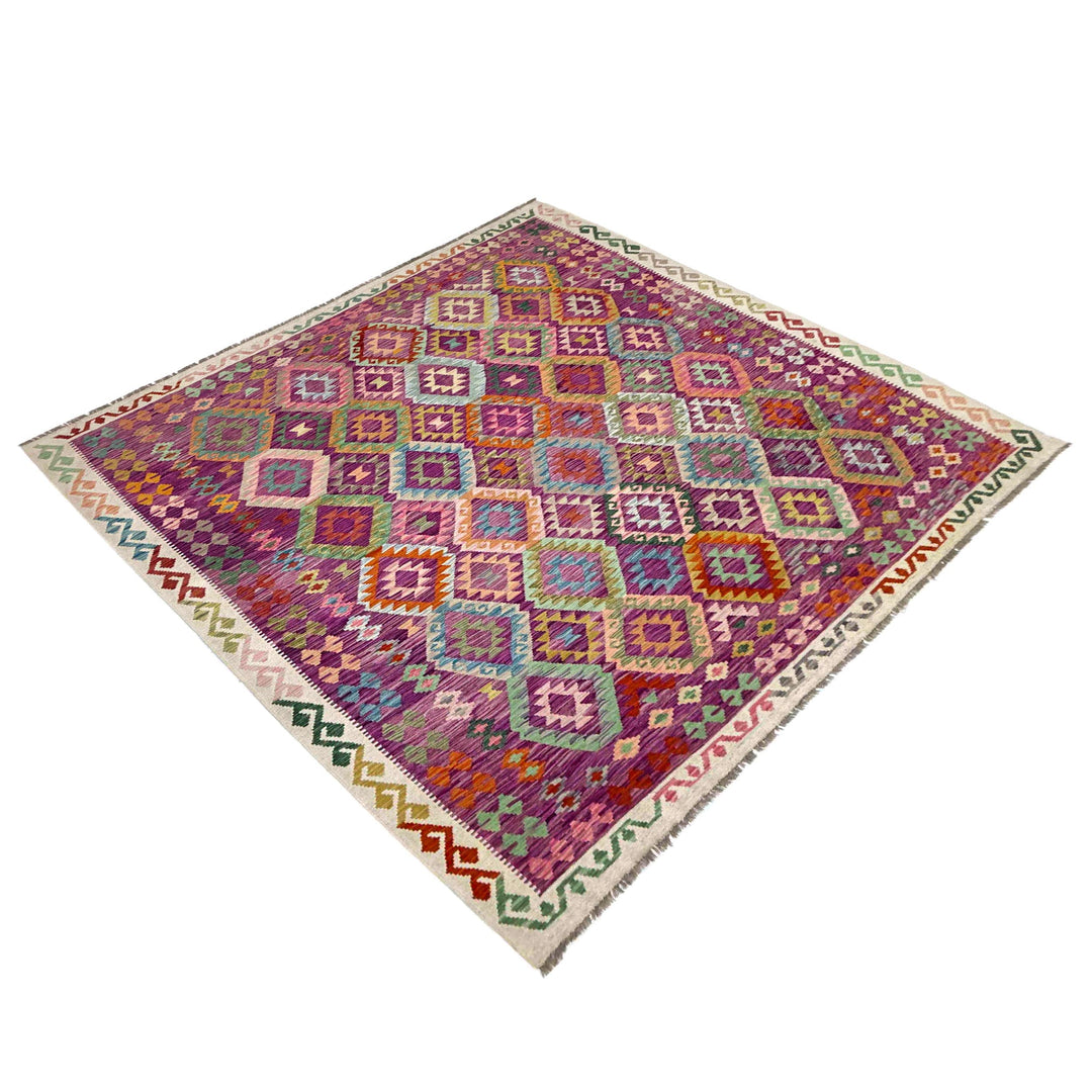 Large Size Chobi Kilim 8' 9" x 10' 2" - No. AL577261