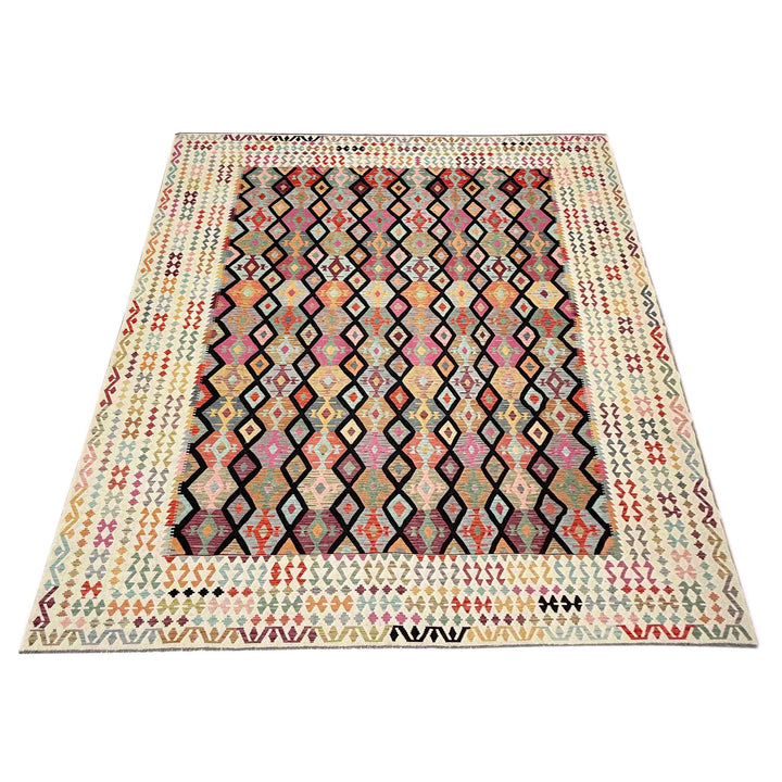 Hand Knotted Afghan Style Kilim 13' 3" x 18' 10" - No. AL261653