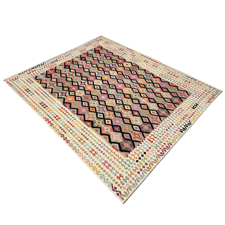 Hand Knotted Afghan Style Kilim 13' 3" x 18' 10" - No. AL261653