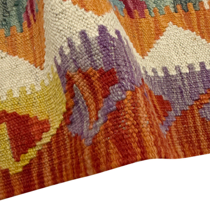 Hand Made Afghan Kilim 2' 9" x 4' 1" - No. AL986762