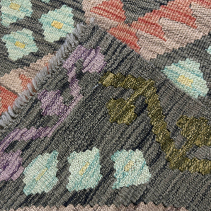 Handmade Turkish Design Wool Kilim Runner 2' 3" x 7' 2" - No. AL739839
