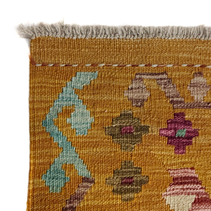 Hand Made Afghan Kilim 6' 9" x 9' 5" - No. AL683532