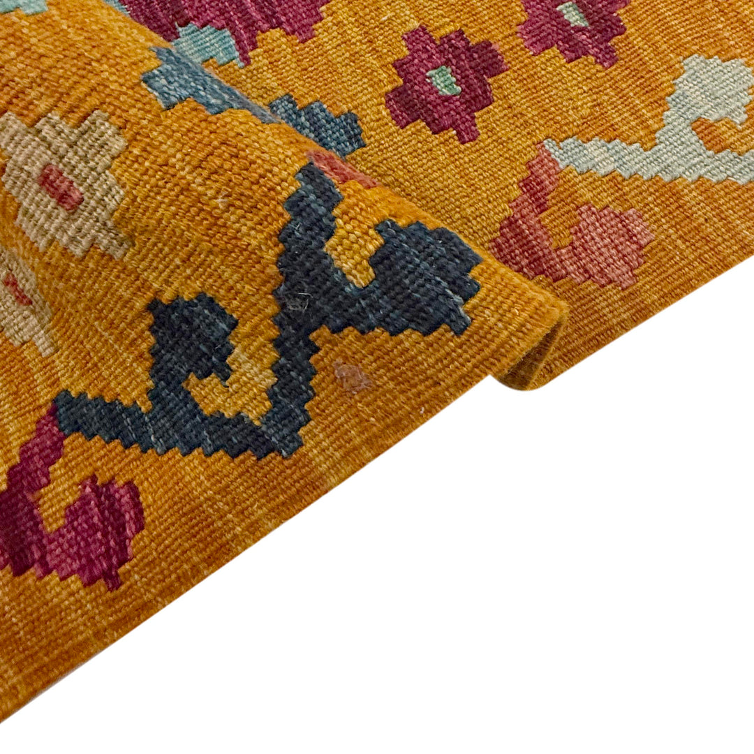 Hand Made Afghan Kilim 6' 9" x 9' 5" - No. AL683532