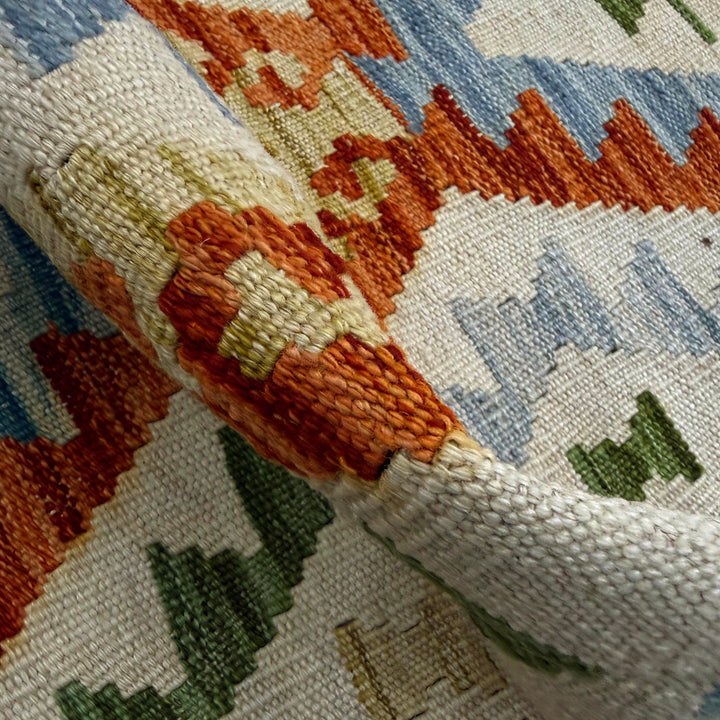 Hand Made Afghan Kilim Runner 2' 6" x 9' 8" - No. AL657242