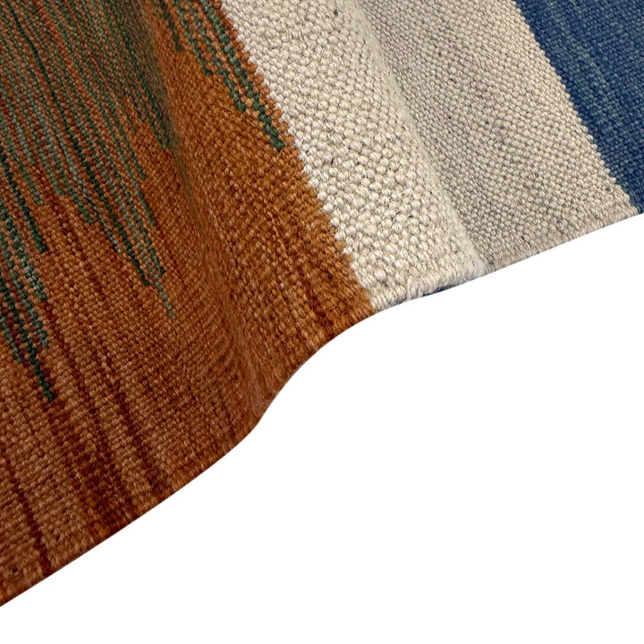 Afghan Vegetable Kilim Rug 4' 0" x 6' 0" Flat-Weave field