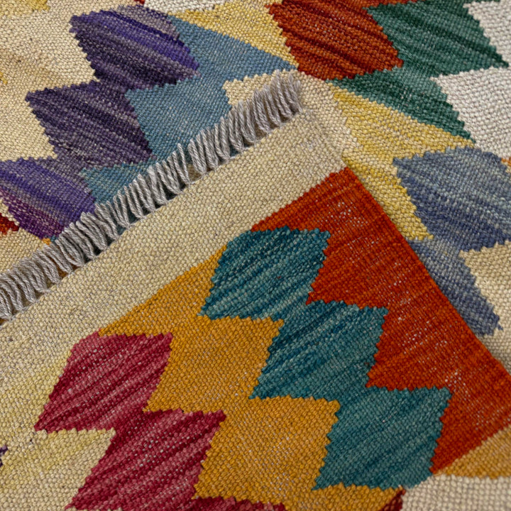 Small Size Chobi Kilim 4' 1" x 5' 10" - No. AL666832