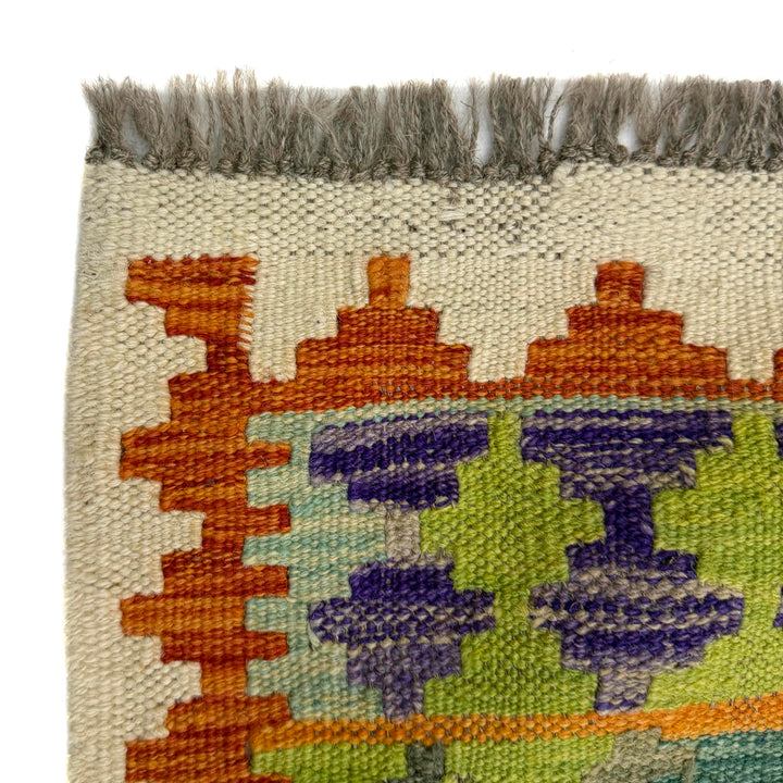 Handmade Afghan Vegetable Kilim 4' 2" x 6' 0" - No. AL364562