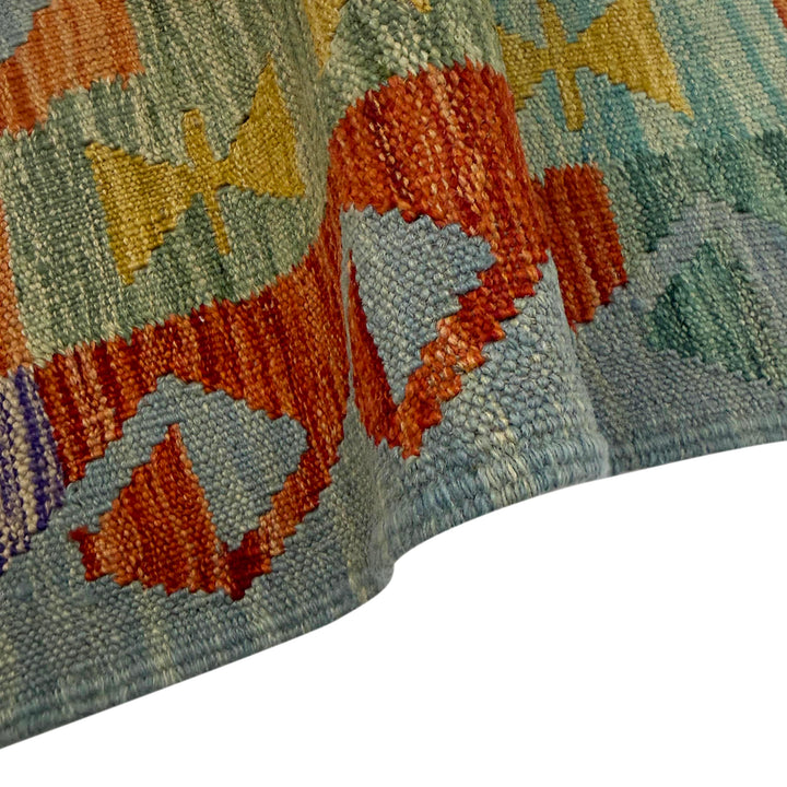 Handmade Vegetable Kelim 4' 0" x 6' 6" - No. AL952893