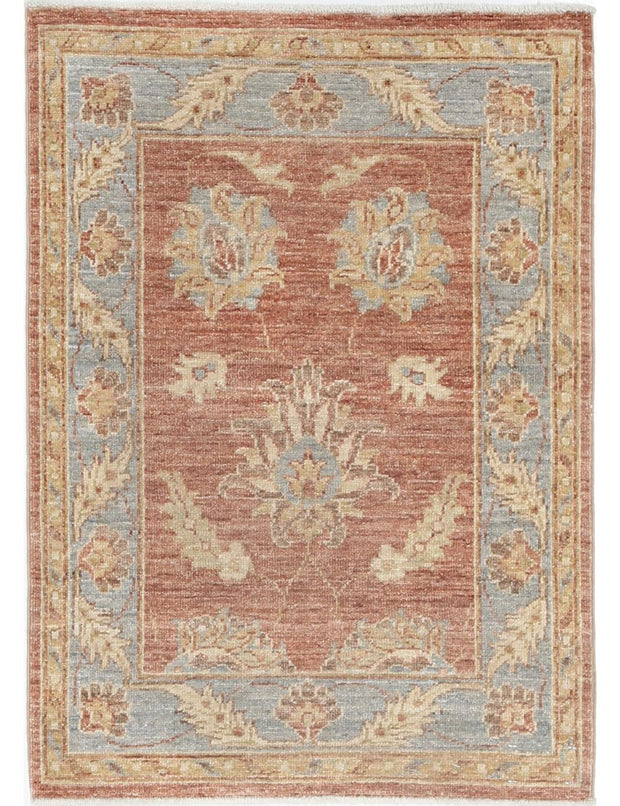 Hand Knotted Ziegler Farhan Wool Rug 2' 1" x 2' 11" - No. AT54197