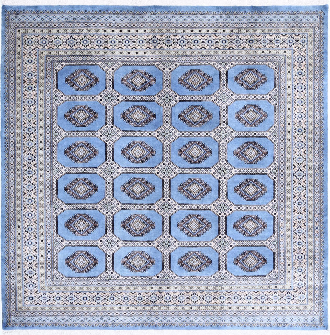 Bokhara 6’ 7″ x 6’ 5″ - No. AV59171 - ALRUG Rug Store