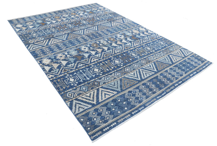 Ziegler 6’ 9″ x 8’ 5″ - No. AV33908 - ALRUG Rug Store