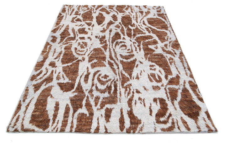 Moroccan 5’ 1″ x 7’ 3″ - No. AV55109 - ALRUG Rug Store