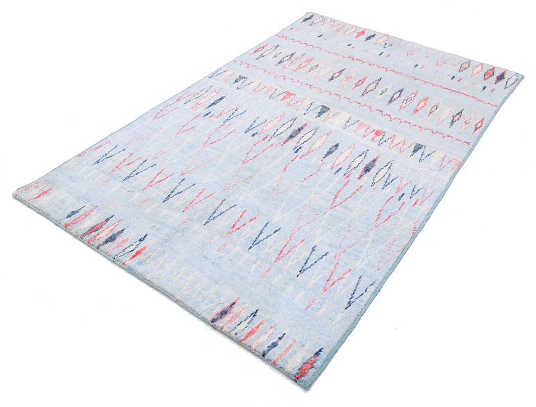 Moroccan 4’ 9″ x 7’ 9″ - No. AV69202 - ALRUG Rug Store