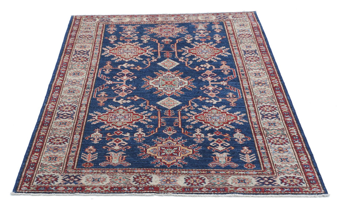 Kazak 4’ 0″ x 5’ 5″ - No. AV40946 - ALRUG Rug Store