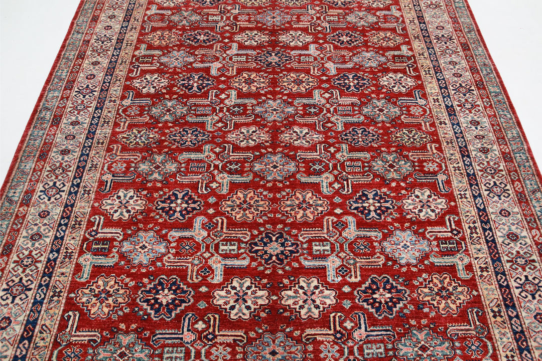 Kazak 6’ 7″ x 9’ 5″ - No. AV65365 - ALRUG Rug Store