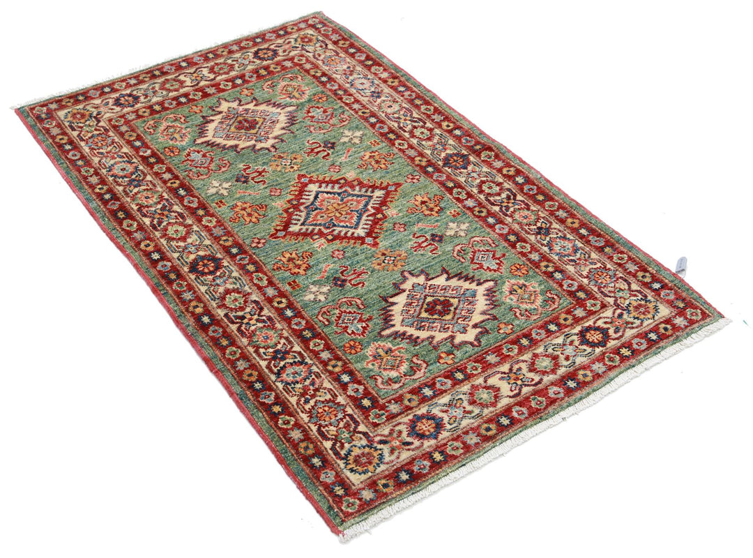 Kazak 2’ 8″ x 4’ 3″ - No. AV41223 - ALRUG Rug Store