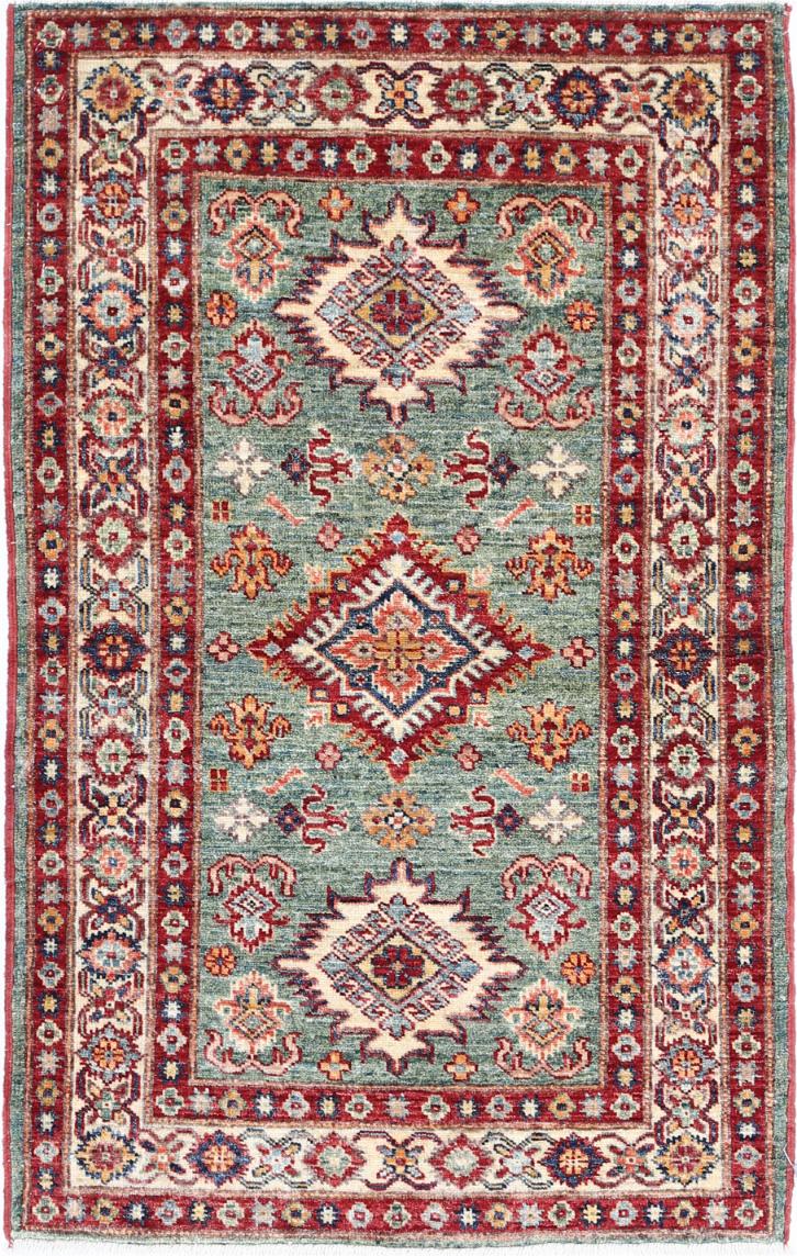 Kazak 2’ 8″ x 4’ 3″ - No. AV41223 - ALRUG Rug Store