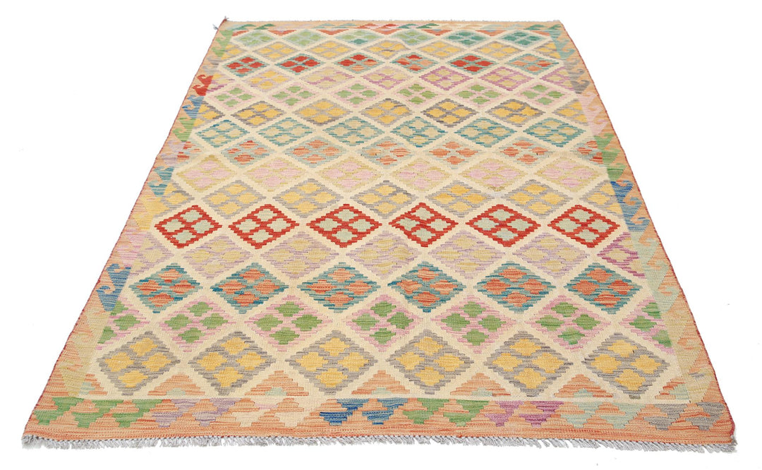 Kilim 5’ 4″ x 7’ 11” - No. AV83471 - ALRUG Rug Store