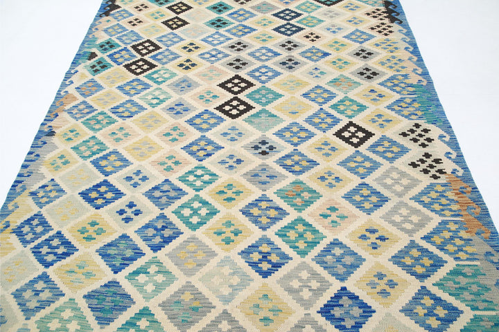 Kilim 6’ 3″ x 9’ 5″ - No. AV88556 - ALRUG Rug Store