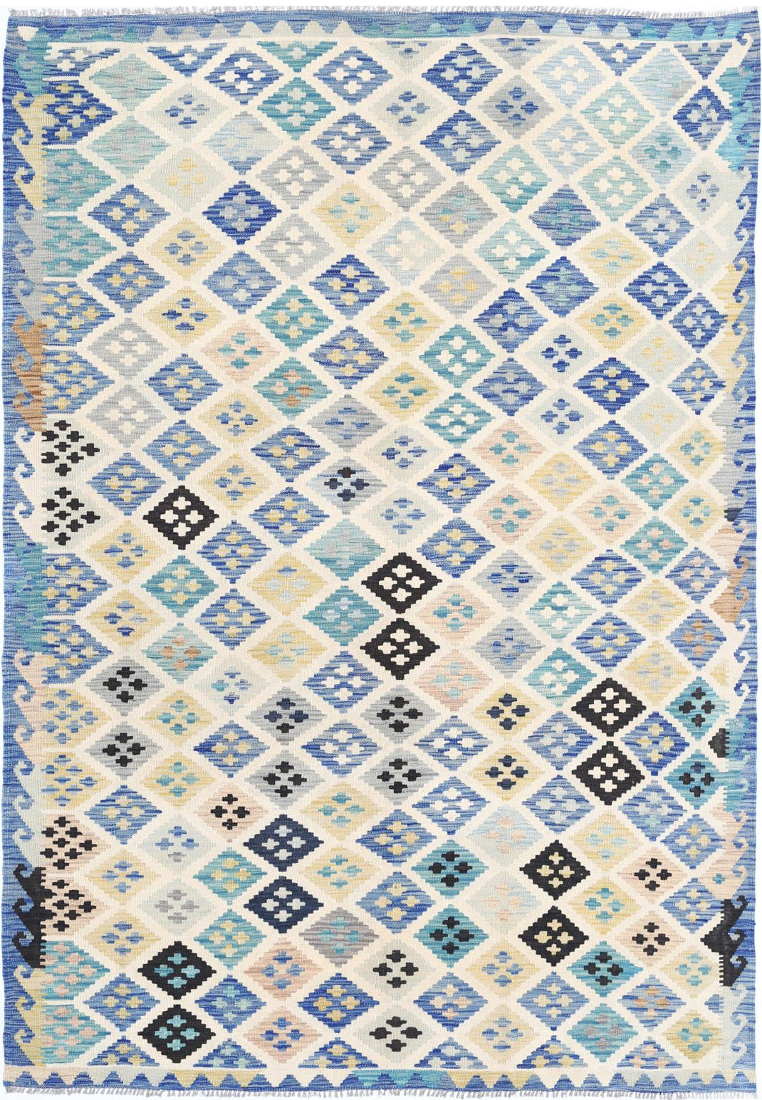 Kilim 6’ 3″ x 9’ 5″ - No. AV88556 - ALRUG Rug Store