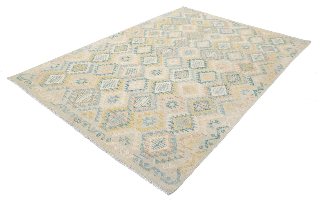 Kilim 6’ 4″ x 9’ 4″ - No. AV84144 - ALRUG Rug Store