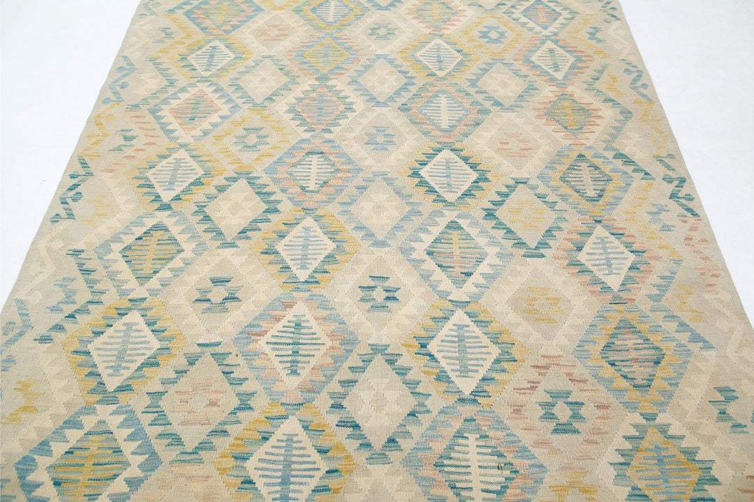 Kilim 6’ 4″ x 9’ 4″ - No. AV84144 - ALRUG Rug Store
