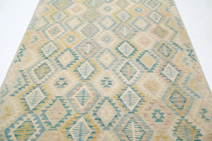 Kilim 6’ 4″ x 9’ 4″ - No. AV84144 - ALRUG Rug Store