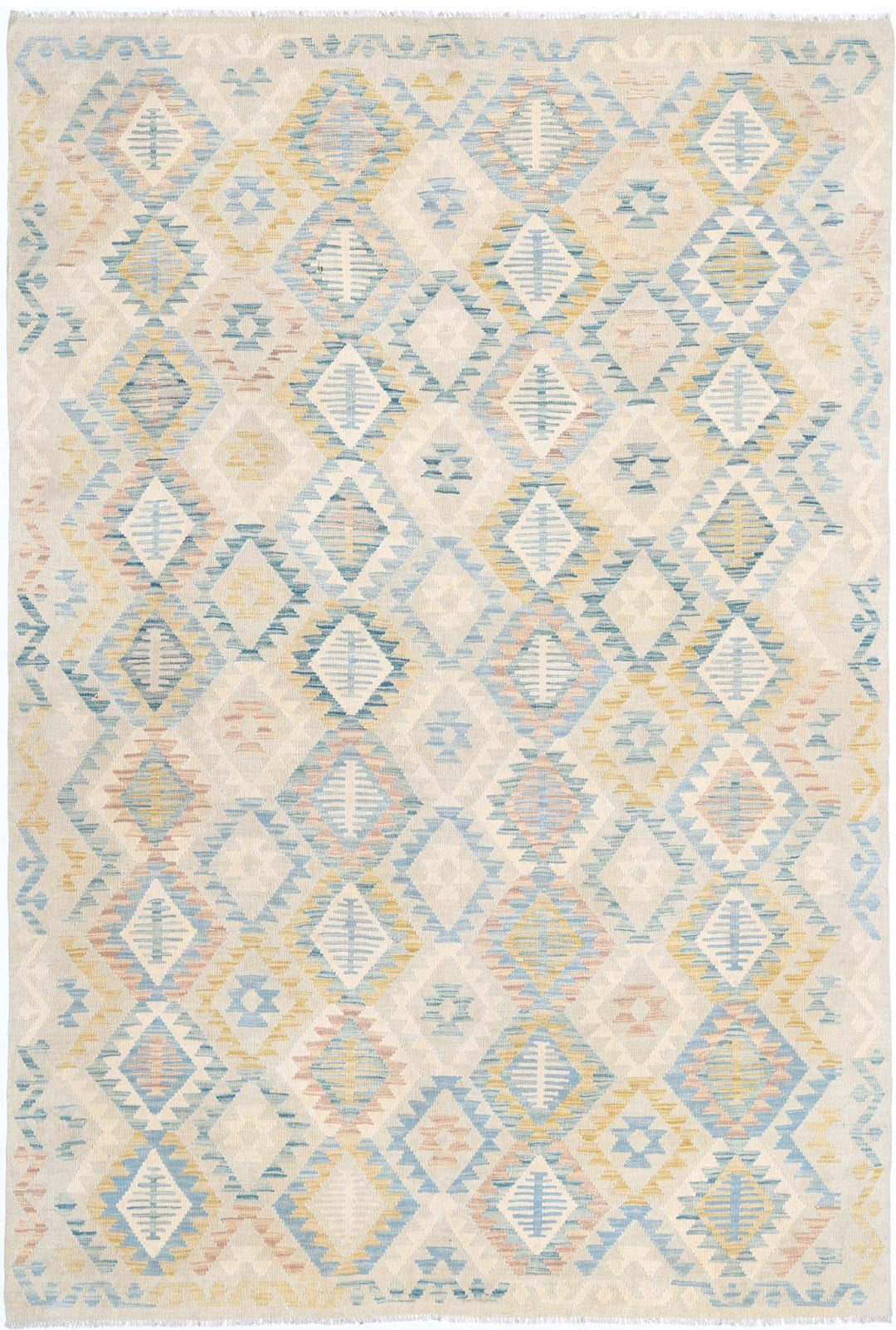 Kilim 6’ 4″ x 9’ 4″ - No. AV84144 - ALRUG Rug Store