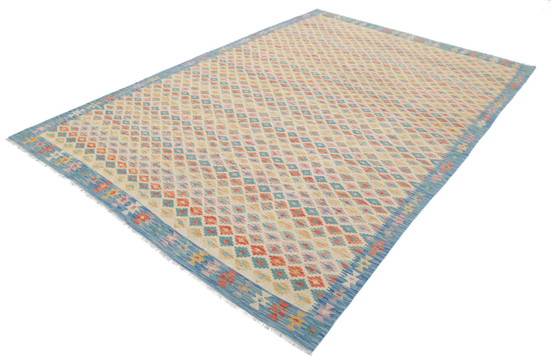 Kilim 6’ 8″ x 10’ 0″ - No. AV67956 - ALRUG Rug Store