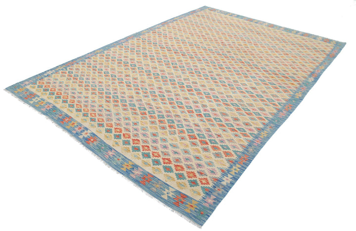 Kilim 6’ 8″ x 10’ 0″ - No. AV67956 - ALRUG Rug Store