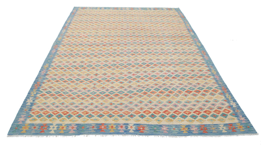 Kilim 6’ 8″ x 10’ 0″ - No. AV67956 - ALRUG Rug Store