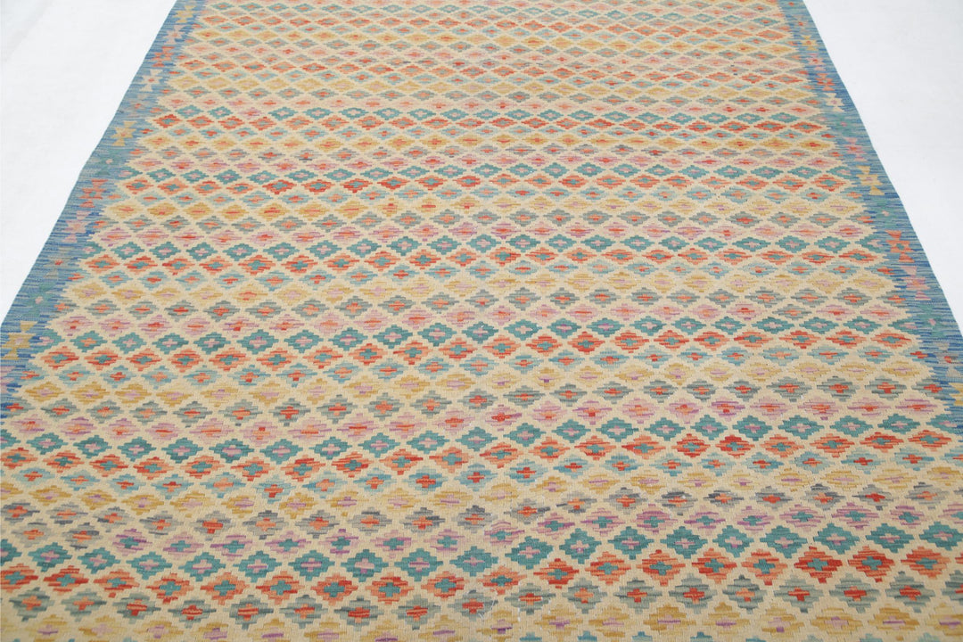 Kilim 6’ 8″ x 10’ 0″ - No. AV67956 - ALRUG Rug Store