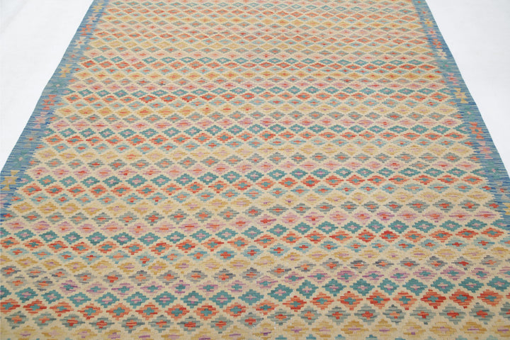 Kilim 6’ 8″ x 10’ 0″ - No. AV67956 - ALRUG Rug Store