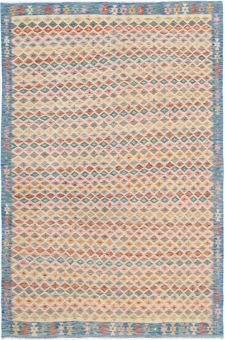 Kilim 6’ 8″ x 10’ 0″ - No. AV67956 - ALRUG Rug Store