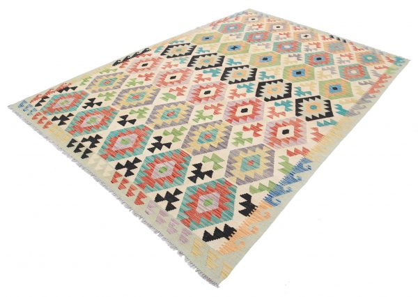 Kilim 6’ 6″ x 9’ 10” - No. AV68780
