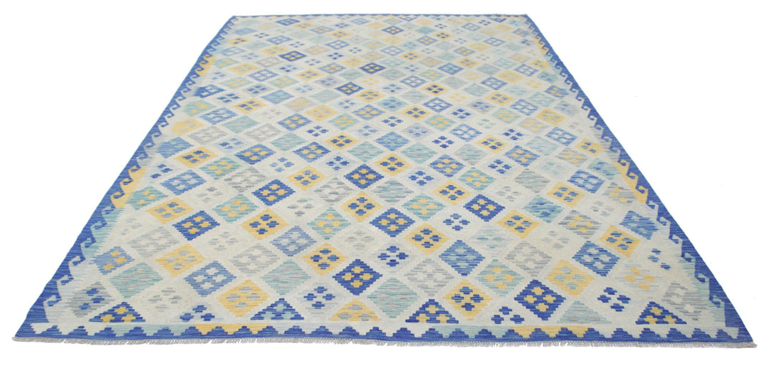 Kilim 7’ 11” x 11’ 3″ - No. AV42106 - ALRUG Rug Store