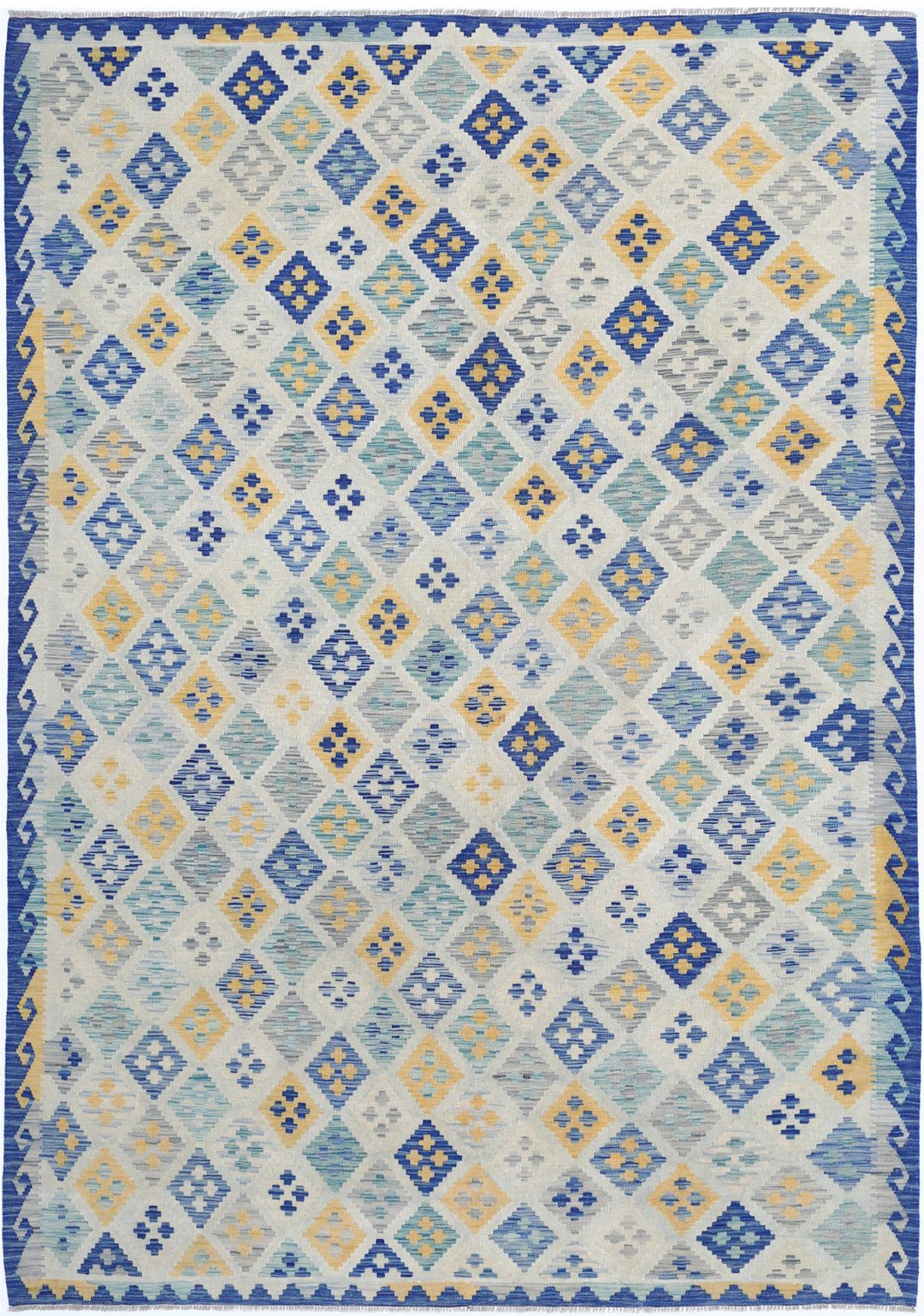Kilim 7’ 11” x 11’ 3″ - No. AV42106 - ALRUG Rug Store
