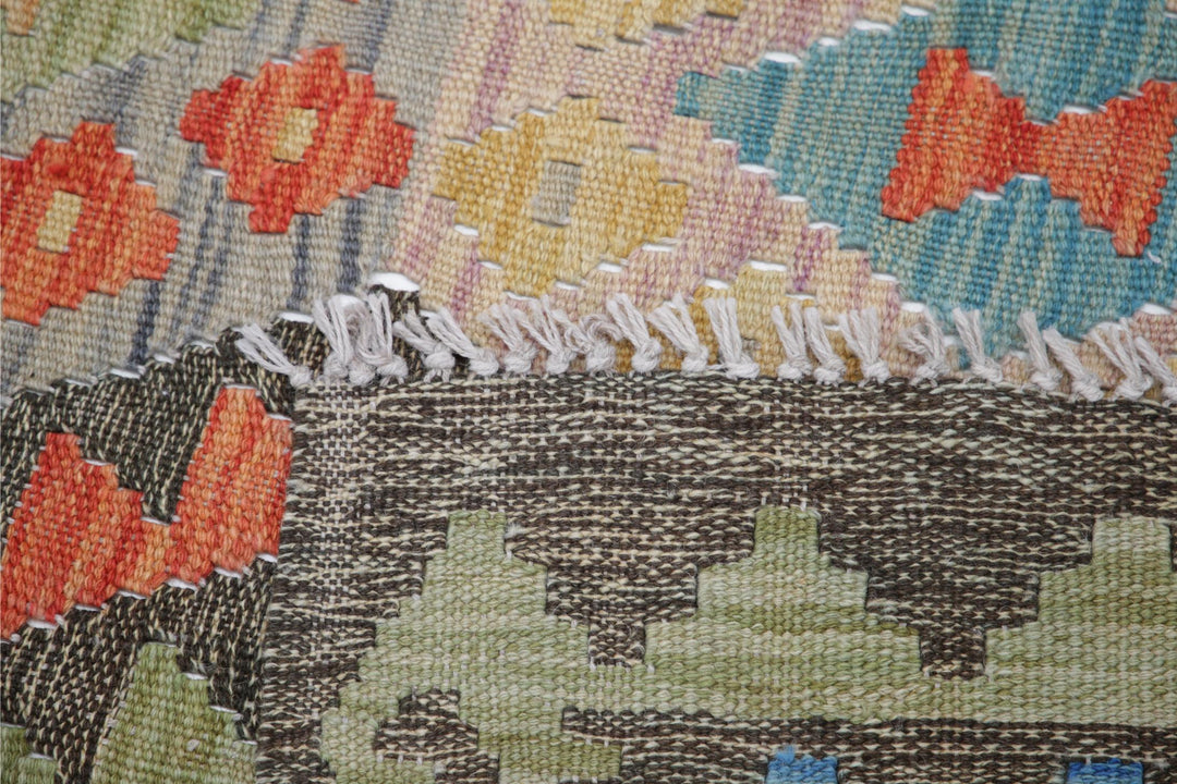 Kilim 6’ 4″ x 9’ 8″ - No. AV73045 - ALRUG Rug Store