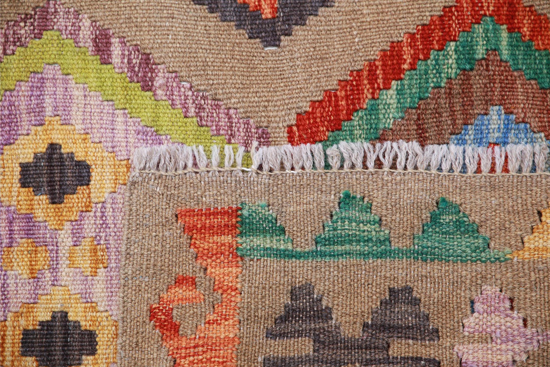 Kilim 6’ 4″ x 9’ 9″ - No. AV60055 - ALRUG Rug Store