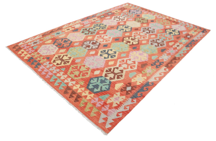 Kilim 6’ 6″ x 9’ 8″ - No. AV62029 - ALRUG Rug Store