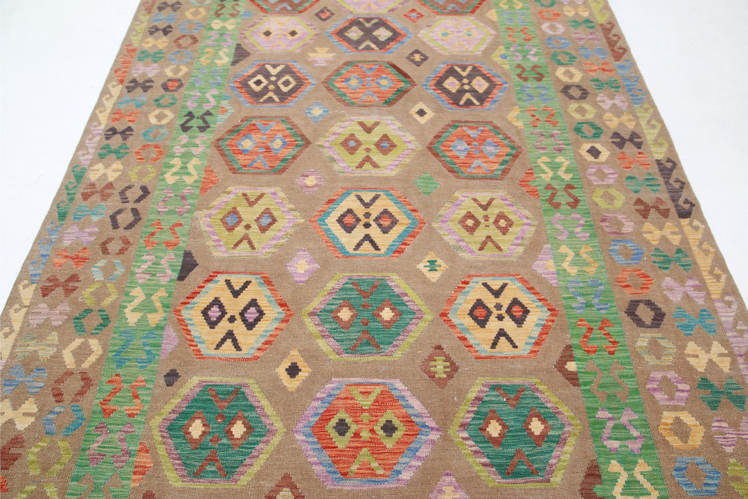 Kilim 6’ 6″ x 9’ 8″ - No. AV97090 - ALRUG Rug Store