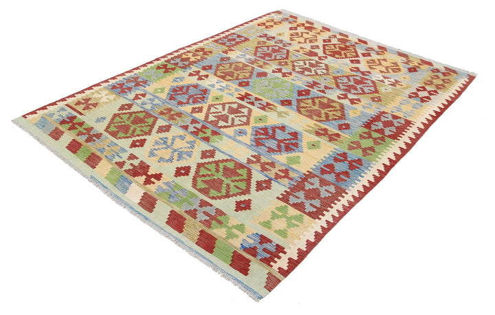 Kilim 5’ 8″ x 7’ 9″ - No. AV86573 - ALRUG Rug Store