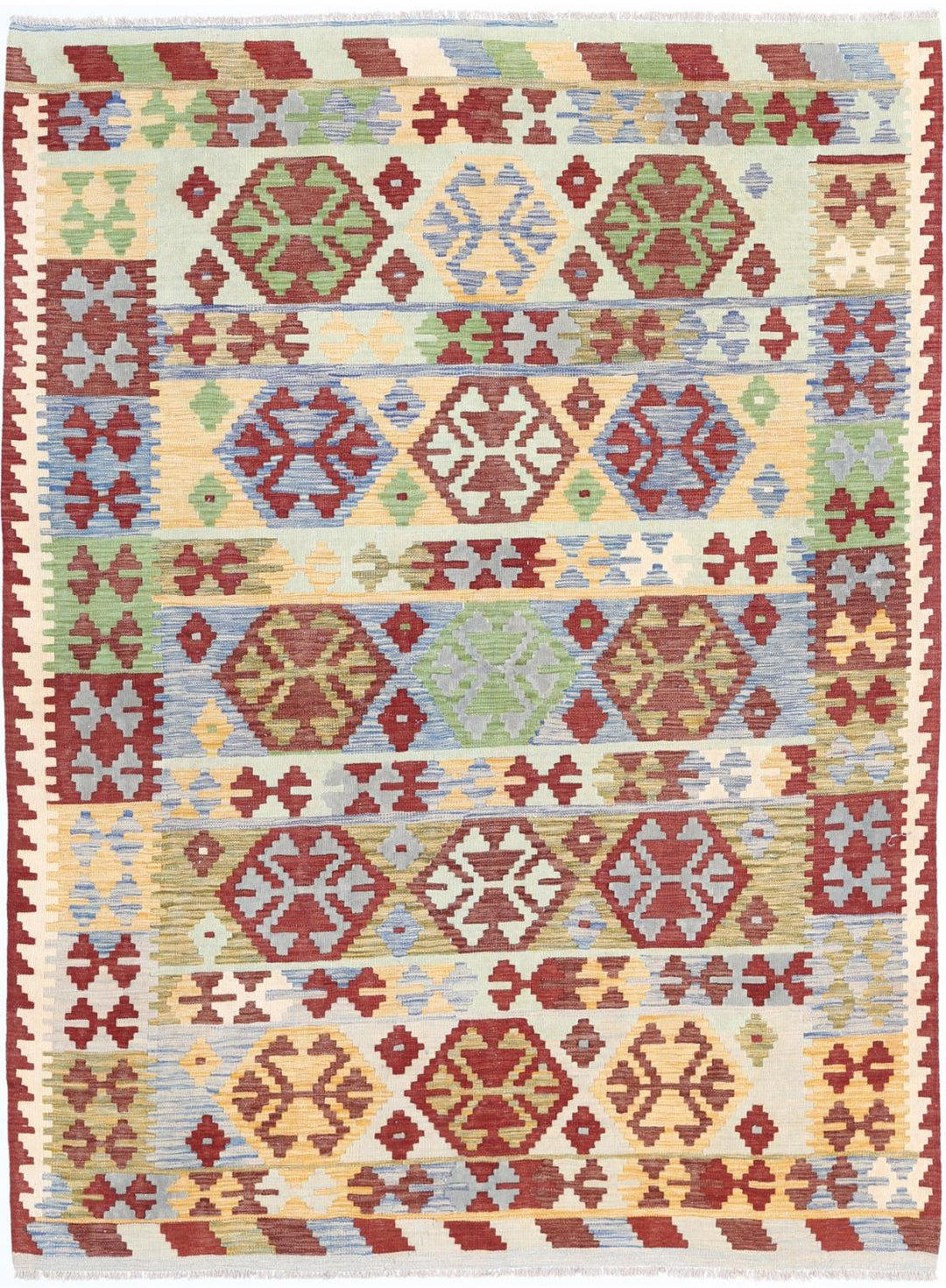 Kilim 5’ 8″ x 7’ 9″ - No. AV86573 - ALRUG Rug Store
