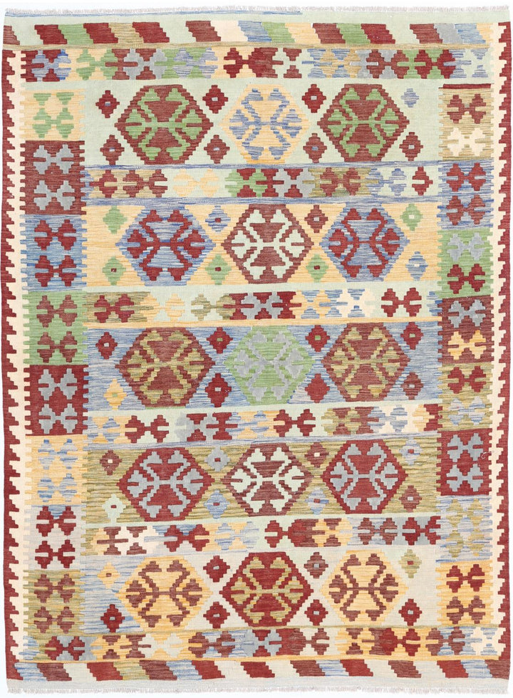 Kilim 5’ 8″ x 7’ 9″ - No. AV86573 - ALRUG Rug Store