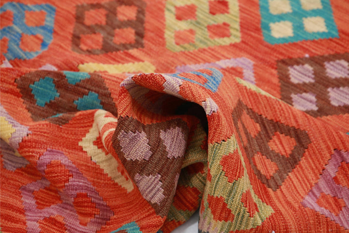 Kilim 5’ 7″ x 8’ 2″ - No. AV65780 - ALRUG Rug Store